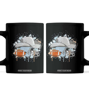 DFCF Helmet Coffee Mug Game Day Spirit Gift TS12 Black Print Your Wear