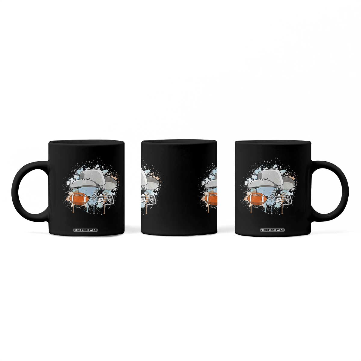 DFCF Helmet Coffee Mug Game Day Spirit Gift TS12 Print Your Wear