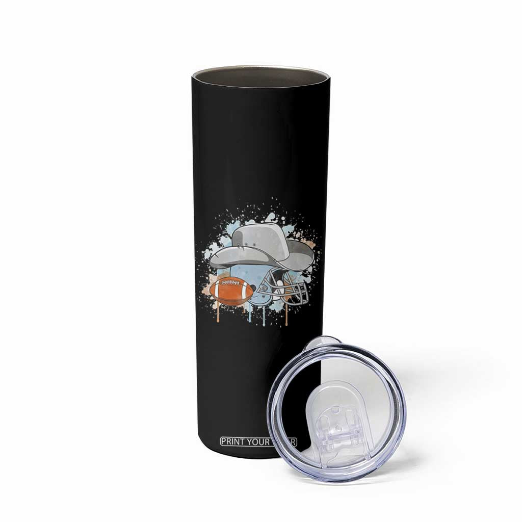 DFCF Helmet Skinny Tumbler Game Day Spirit Gift TS12 Print Your Wear