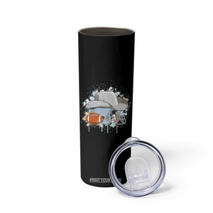 Cowboy Football Helmet Skinny Tumbler Game Day Spirit Gift TS12 Print Your Wear