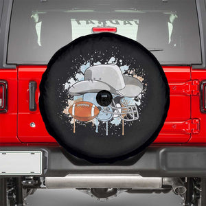 Cowboy Football Helmet Spare Tire Cover Game Day Spirit Gift TS12 Black Print Your Wear