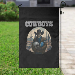 Skeleton Cowboy Football Player Garden Flag Western Fan Gift TS12 Print Your Wear