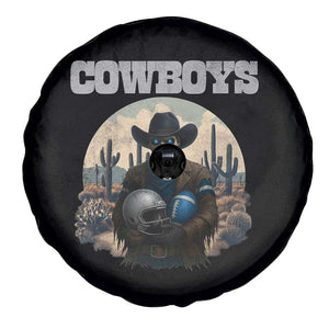 Skeleton Cowboy Football Player Spare Tire Cover Western Fan Gift TS12 Print Your Wear