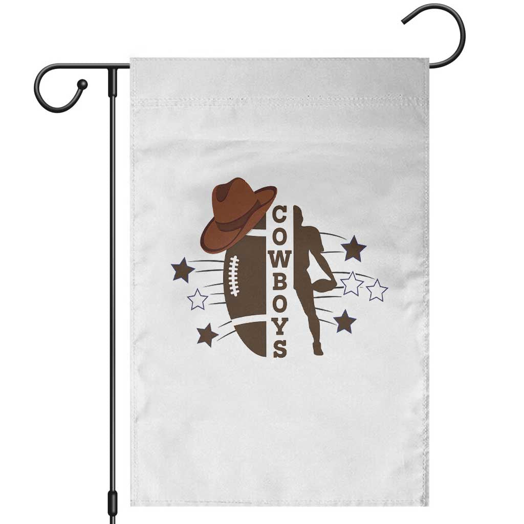 Cowboy Football Pride Garden Flag Western Style Gift TS12 White Print Your Wear