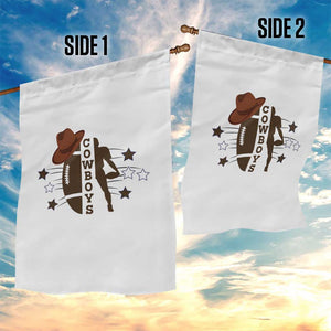 Cowboy Football Pride Garden Flag Western Style Gift TS12 Print Your Wear