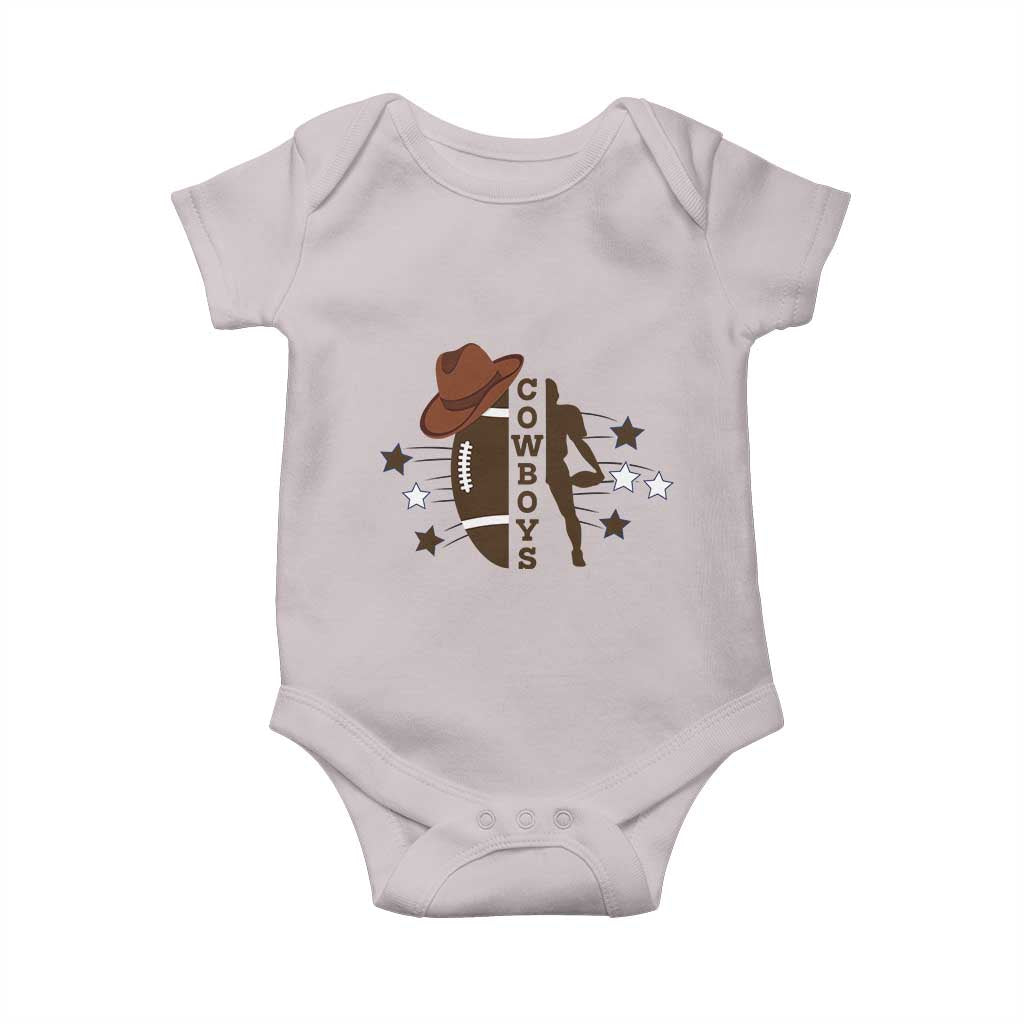 Cowboy Pride Baby Onesie Western Style Sport Lover Gift TS12 Ice Gray Print Your Wear