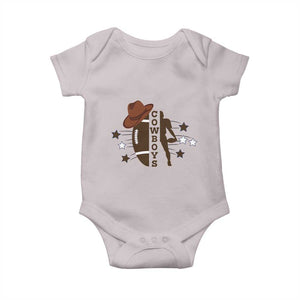Cowboy Football Pride Baby Onesie Western Style Gift TS12 Ice Gray Print Your Wear