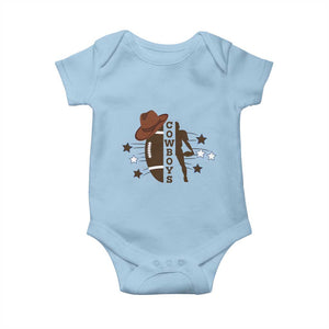 Cowboy Football Pride Baby Onesie Western Style Gift TS12 Light Blue Print Your Wear