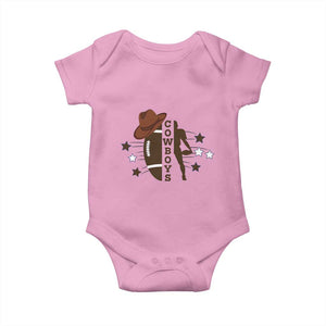 Cowboy Football Pride Baby Onesie Western Style Gift TS12 Light Pink Print Your Wear