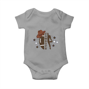 Cowboy Football Pride Baby Onesie Western Style Gift TS12 Sport Gray Print Your Wear