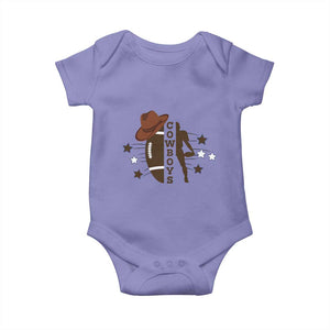 Cowboy Football Pride Baby Onesie Western Style Gift TS12 Violet Print Your Wear