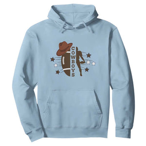 Cowboy Football Pride Hoodie Western Style Gift TS12 Light Blue Print Your Wear