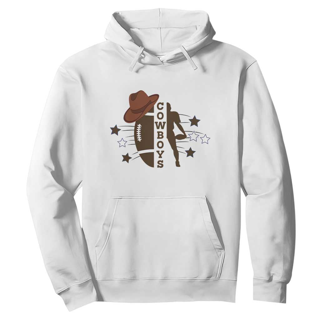 Cowboy Football Pride Hoodie Western Style Gift TS12 White Print Your Wear