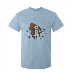 Cowboy Football Pride T Shirt For Kid Western Style Gift TS12 Light Blue Print Your Wear