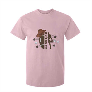 Cowboy Football Pride T Shirt For Kid Western Style Gift TS12 Light Pink Print Your Wear