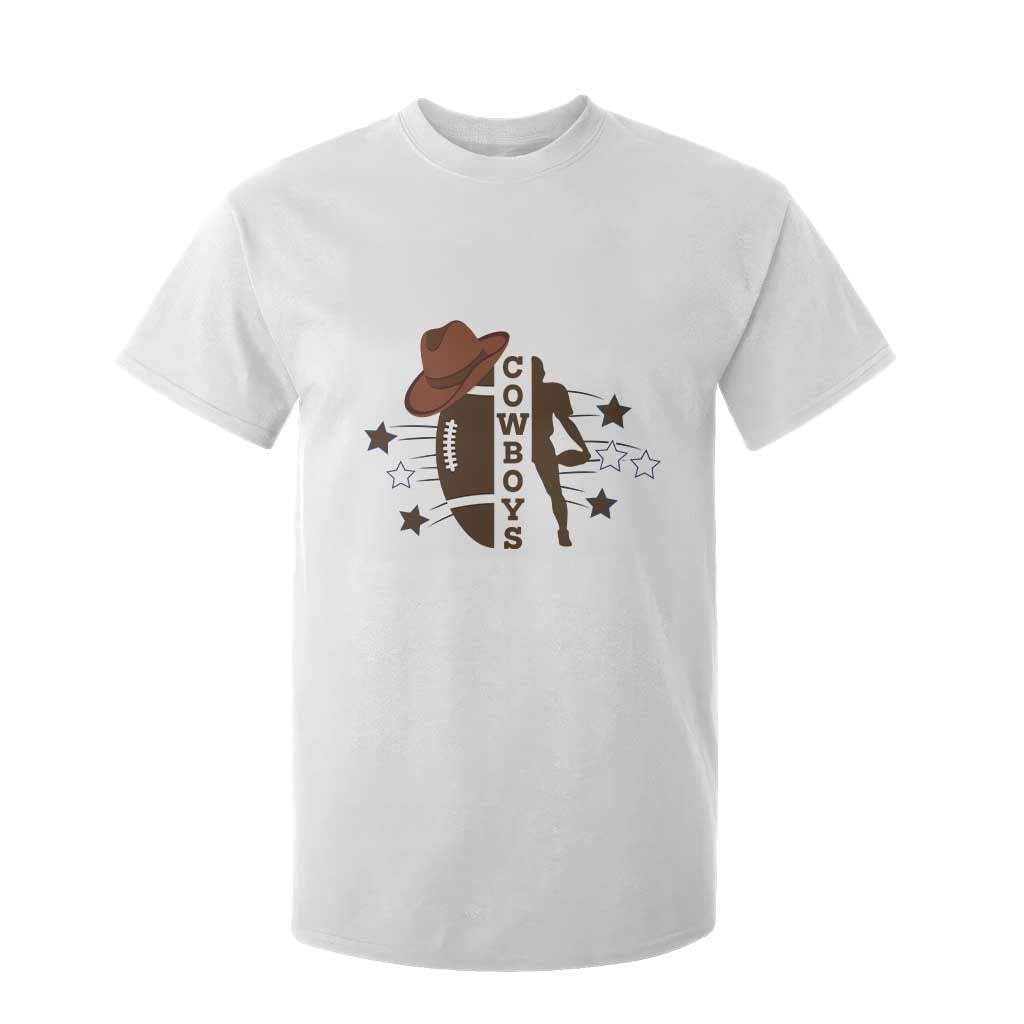 Cowboy Football Pride T Shirt For Kid Western Style Gift TS12 White Print Your Wear