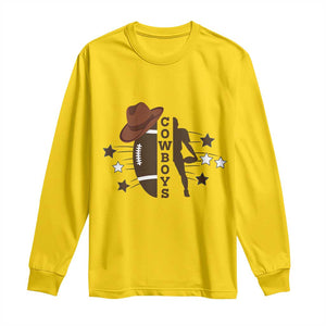 Cowboy Football Pride Long Sleeve Shirt Western Style Gift TS12 Daisy Print Your Wear