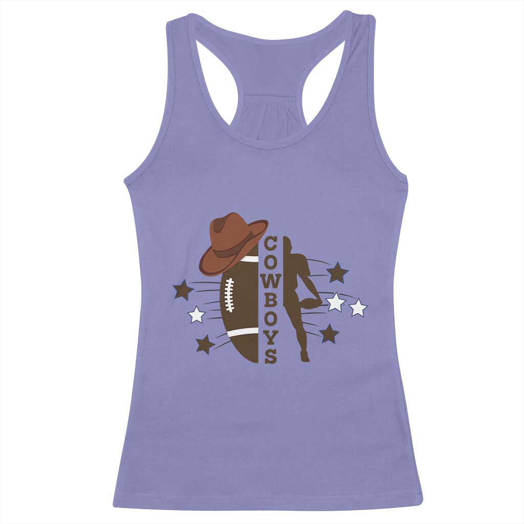 Cowboy Pride Racerback Tank Top Western Style Sport Lover Gift TS12 Violet Print Your Wear