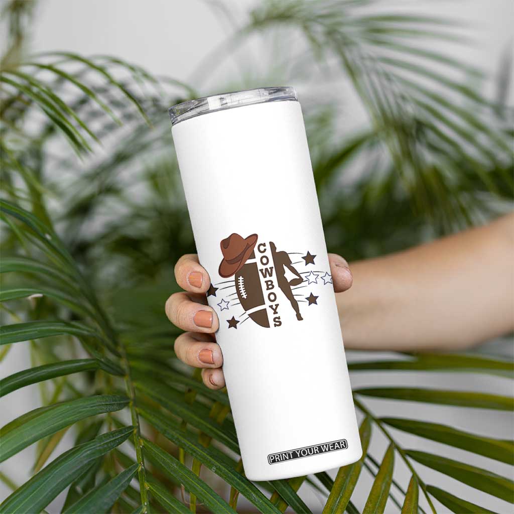 Cowboy Pride Skinny Tumbler Western Style Sport Lover Gift TS12 Print Your Wear