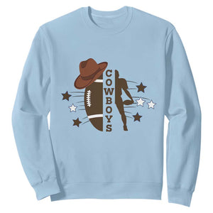 Cowboy Football Pride Sweatshirt Western Style Gift - Print Your Wear