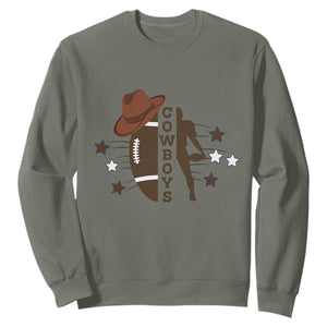 Cowboy Football Pride Sweatshirt Western Style Gift - Print Your Wear