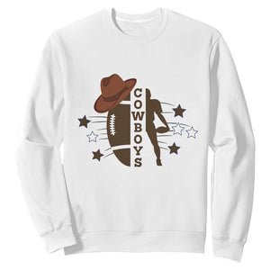 Cowboy Football Pride Sweatshirt Western Style Gift - Print Your Wear