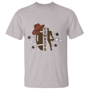 Cowboy Football Pride T Shirt Western Style Gift TS12 Ice Gray Print Your Wear