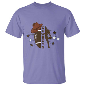 Cowboy Football Pride T Shirt Western Style Gift TS12 Violet Print Your Wear