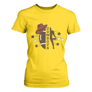 Cowboy Football Pride T Shirt For Women Western Style Gift TS12 Daisy Print Your Wear