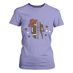 Cowboy Football Pride T Shirt For Women Western Style Gift TS12 Violet Print Your Wear