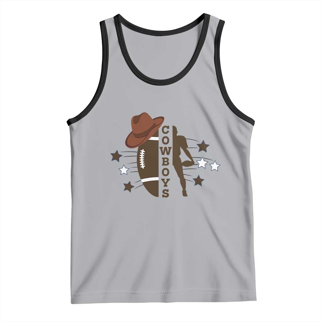 Cowboy Pride Tank Top Western Style Sport Lover Gift TS12 Athletic Heather Black Print Your Wear