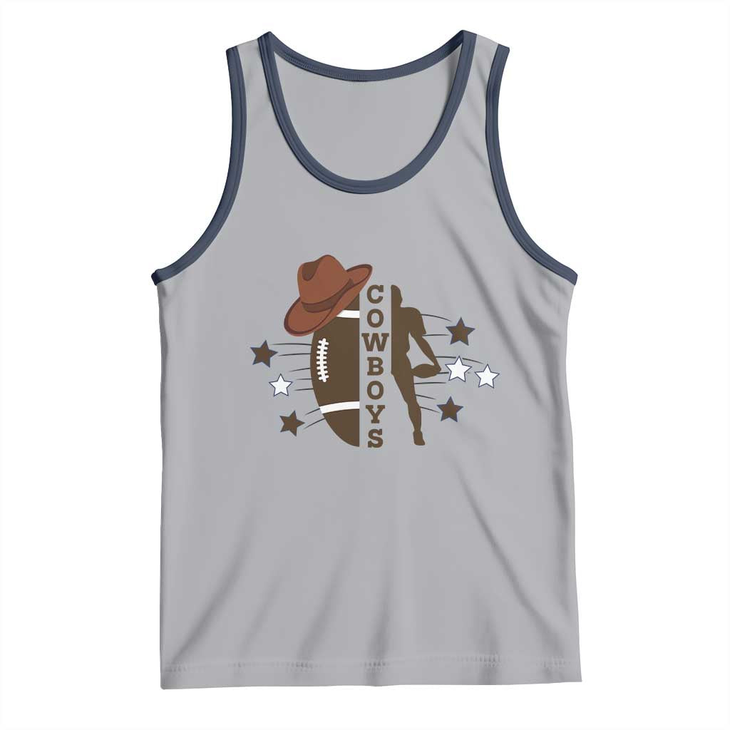 Cowboy Pride Tank Top Western Style Sport Lover Gift TS12 Athletic Heather Navy Print Your Wear