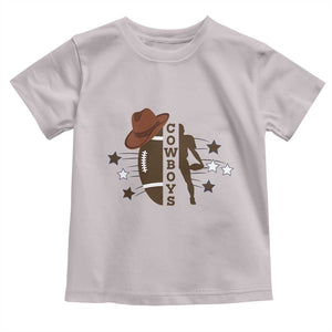 Cowboy Football Pride Toddler T Shirt Western Style Gift TS12 Ice Gray Print Your Wear