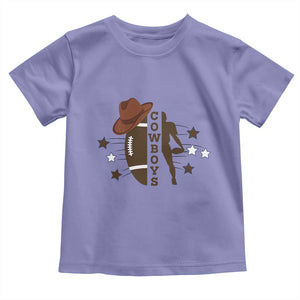 Cowboy Football Pride Toddler T Shirt Western Style Gift TS12 Violet Print Your Wear