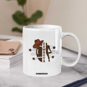 Cowboy Football Pride Coffee Mug Western Style Gift TS12 Print Your Wear