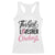 Funny Football Fan Gift Racerback Tank Top This Girl Loves Her Cowboys - Print Your Wear