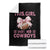 This Girl Loves Her Cowboys Throw Blanket Pink Bow Football Fan Gift TS12 Black Print Your Wear
