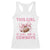This Girl Loves Her Cowboys Racerback Tank Top Pink Bow Football Fan Gift - Print Your Wear