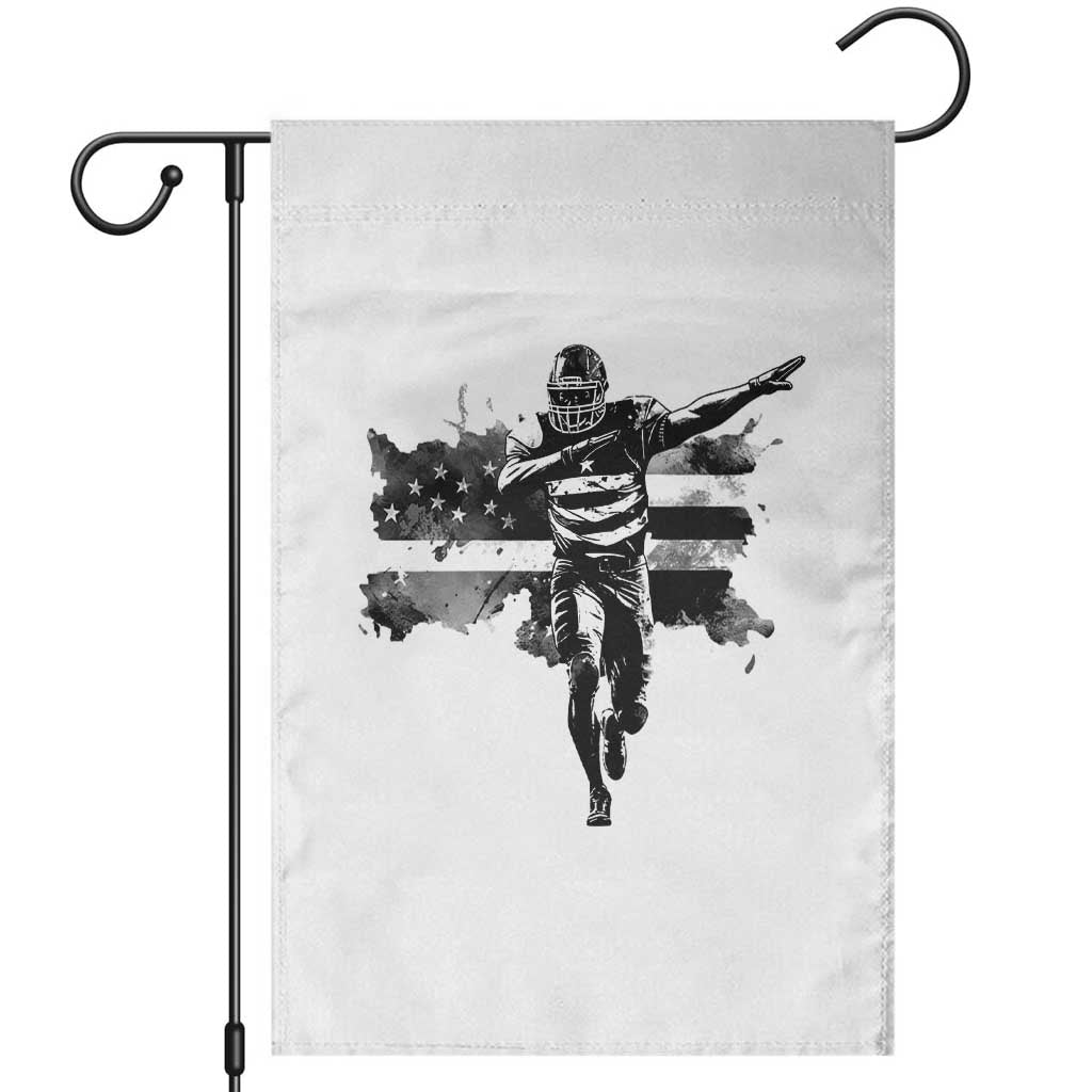Patriotic Football Dab Garden Flag American Flag Sports Fan Gift TS12 White Print Your Wear