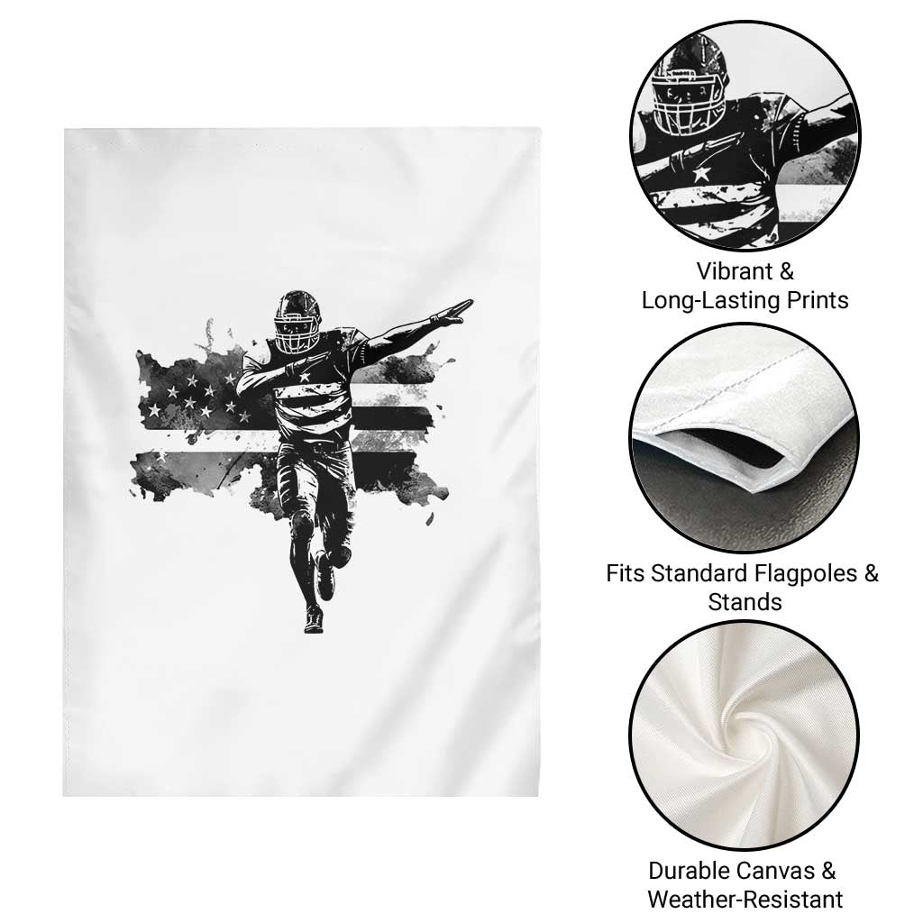 Patriotic Football Dab Garden Flag American Flag Sports Fan Gift TS12 Print Your Wear