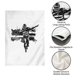 Patriotic Football Dab Garden Flag American Flag Sports Fan Gift TS12 Print Your Wear
