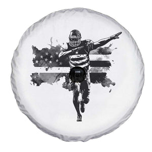 Patriotic Football Dab Spare Tire Cover American Flag Sports Fan Gift TS12 Print Your Wear