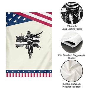 Patriotic Football Dab Garden Flag American Flag Sports Fan Gift TS12 Print Your Wear