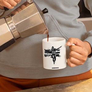 Patriotic Football Dab Coffee Mug American Flag Sports Fan Gift TS12 Print Your Wear