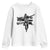 Patriotic Football Dab Youth Sweatshirt American Flag Sports Fan Gift TS12 White Print Your Wear