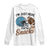 Im Just Here For The Snacks Long Sleeve Shirt Bow Football Lover - Print Your Wear