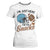 Im Just Here For The Snacks T Shirt For Women Bow Football Lover TS12 White Print Your Wear