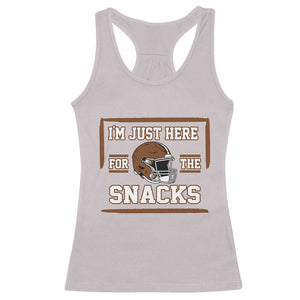 Im Just Here For The Snacks Racerback Tank Top Football Fan Gift - Print Your Wear