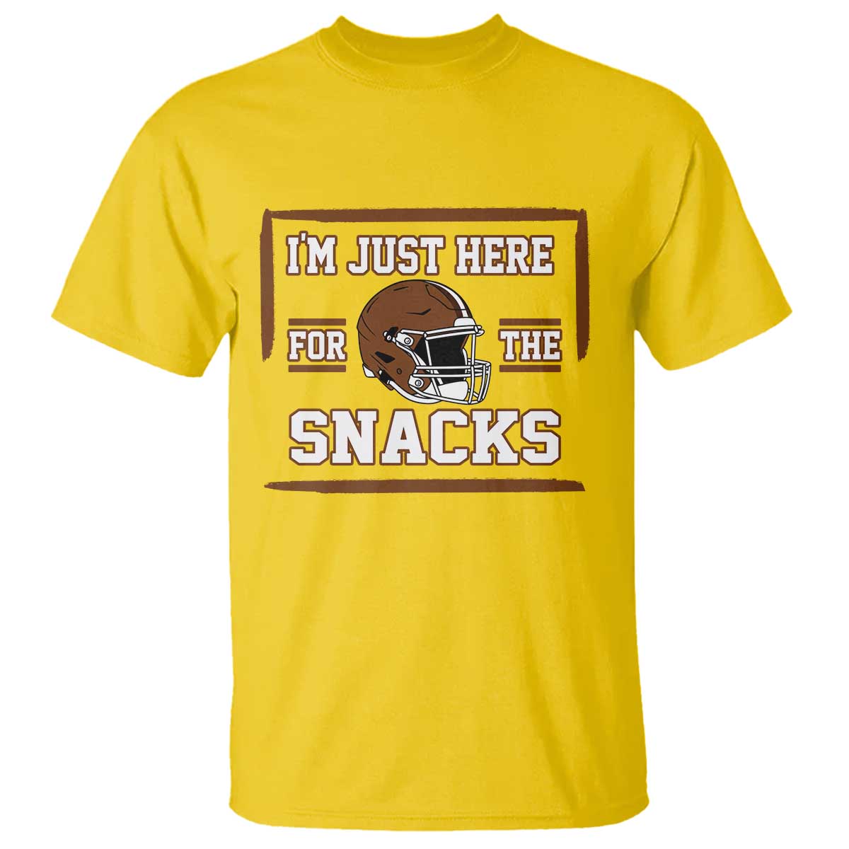 Im Just Here For The Snacks T Shirt Football Fan Gift TS12 Daisy Print Your Wear