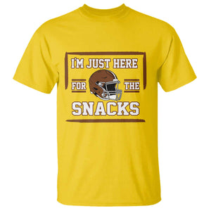 Im Just Here For The Snacks T Shirt Football Fan Gift TS12 Daisy Print Your Wear